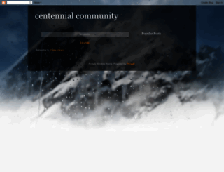 centennialcommunity.blogspot.in screenshot