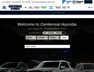 centennialhyundailasvegas.com screenshot