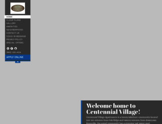 centennialvillageapts.com screenshot