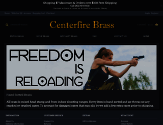 centerfirebrass.com screenshot