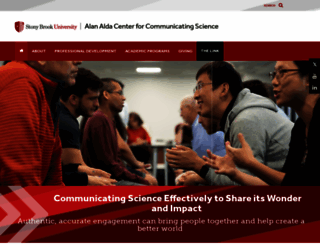 centerforcommunicatingscience.org screenshot
