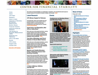 centerforfinancialstability.org screenshot