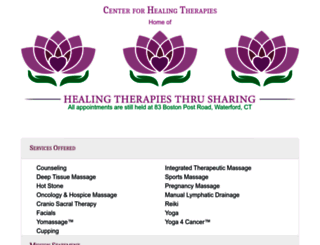 centerforhealingtherapies.com screenshot
