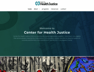centerforhealthjustice.org screenshot
