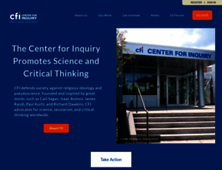 centerforinquiry.net screenshot