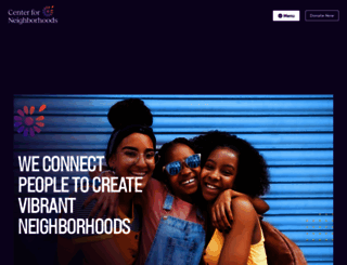 centerforneighborhoods.org screenshot