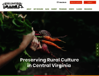 centerforruralculture.org screenshot