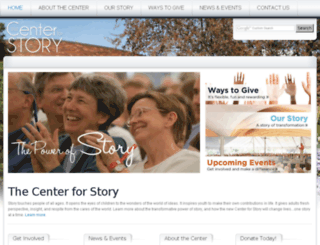 centerforstory.org screenshot