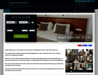 centerhotel-plaza.h-rez.com screenshot