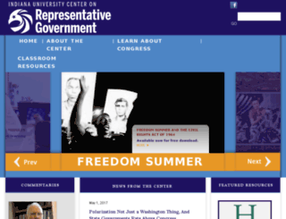 centeroncongress.org screenshot
