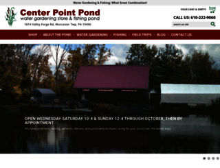 centerpointpond.com screenshot