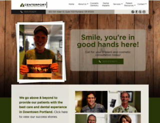 centerportdental.com screenshot