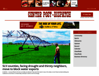 centerpostdispatch.com screenshot