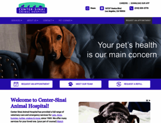 centersinaianimalhospital.com screenshot