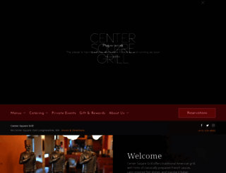 centersquaregrill.com screenshot