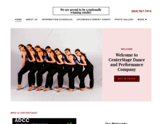 centerstagedanceco.com screenshot