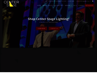 centerstagelighting.net screenshot