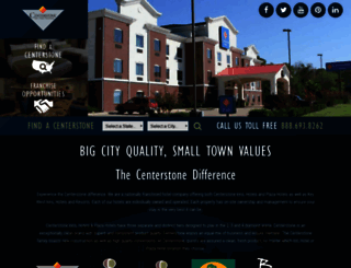 centerstonehotels.com screenshot