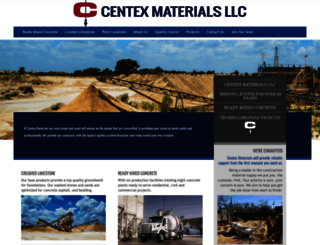 centexmaterials.com screenshot