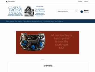centgalleryandnavajo.co.uk screenshot