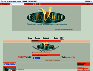 centovetrine.forumattivo.com screenshot