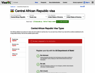 central-african-republic.visahq.com screenshot