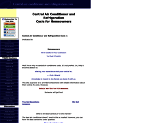 central-air-conditioner-and-refrigeration.com screenshot