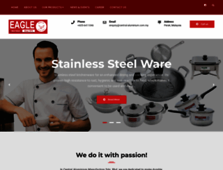 central-aluminium.com.my screenshot