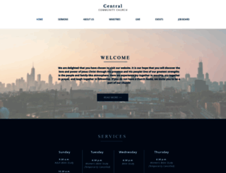 central-community-church.com screenshot