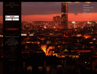 central-hotel-paris.com screenshot