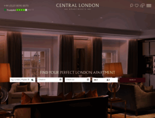 central-london-apartments.com screenshot
