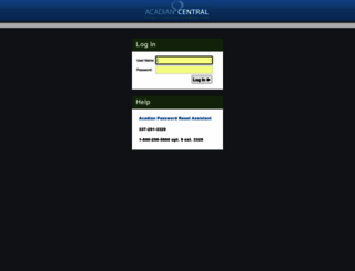 central.acadian.com screenshot