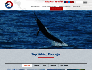 centralamericafishing.com screenshot