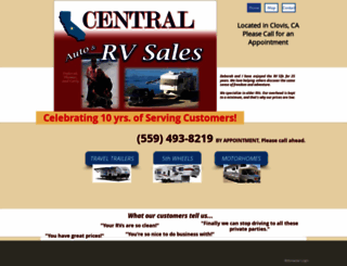 centralautorv.com screenshot