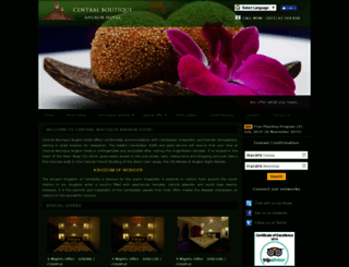 centralboutiqueangkorhotel.com screenshot