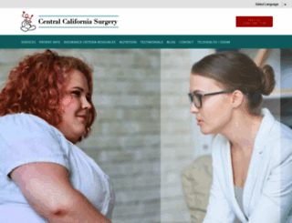 centralcaliforniasurgery.com screenshot