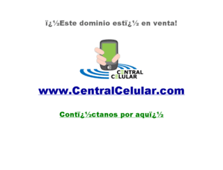 centralcelular.com screenshot