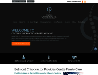 centralchiropractor.com screenshot