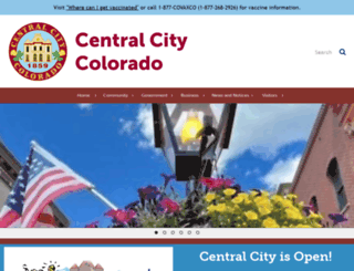centralcitycolorado.us screenshot