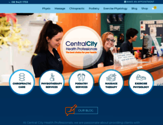 centralcityhealthprofessionals.com.au screenshot