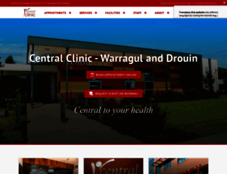 centralclinic.com.au screenshot