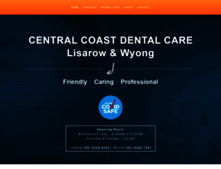 centralcoastdentalcare.com.au screenshot