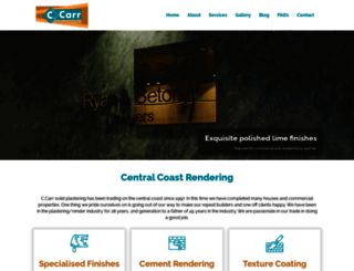 centralcoastrendering.com.au screenshot