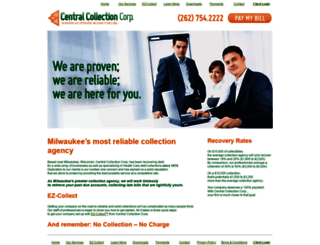 centralcollectioncorp.com screenshot