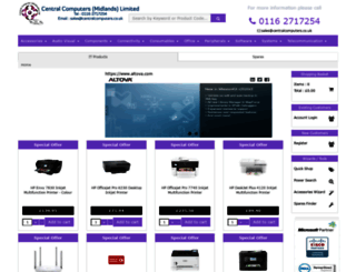 centralcomputers.co.uk screenshot