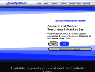 centralcosmedic.co.nz screenshot