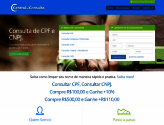 centraldaconsulta.com screenshot