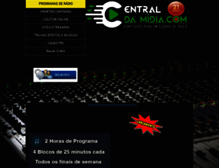centraldamidia.com screenshot
