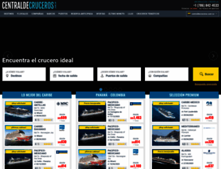 centraldecruceros.com.co screenshot