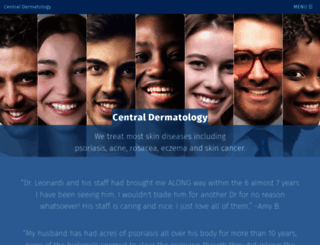centralderm.com screenshot